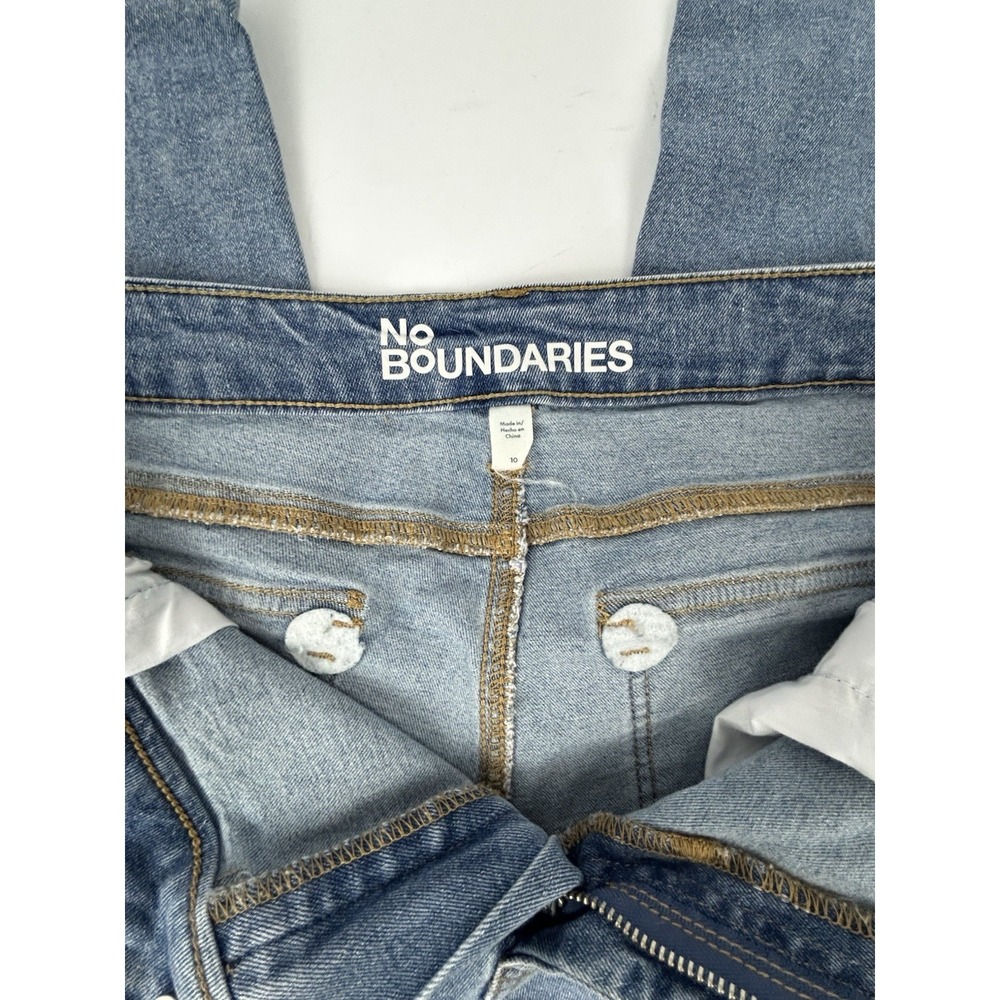 Women's Cargo Wide Leg Blue Jeans Sz 10 Juniors - Picture 5 of 6